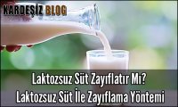 Laktozsuz Süt Zayıflatır Mı