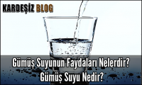 Gümüş Suyunun Faydaları Nelerdir