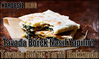 Tavada Börek Nasıl Yapılır