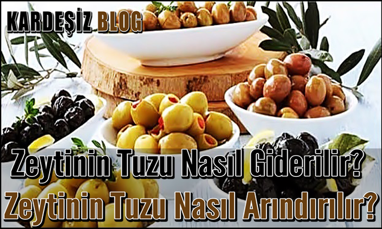 Zeytinin Tuzu Nasıl Giderilir