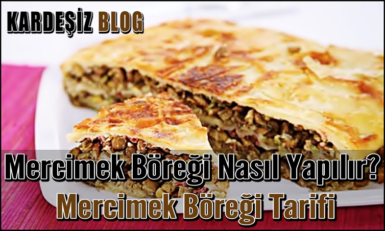 Mercimek Böreği Nasıl Yapılır