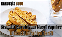 Biscotti Kurabiyesi Nasıl Yapılır