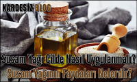 Susam Yağı Cilde Nasıl Uygulanmalı