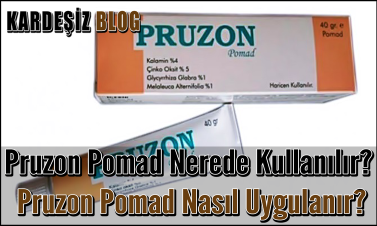 Pruzon Pomad Nerede Kullanılır