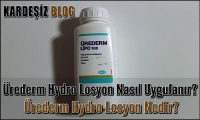 Ürederm Hydro Losyon Nasıl Uygulanır