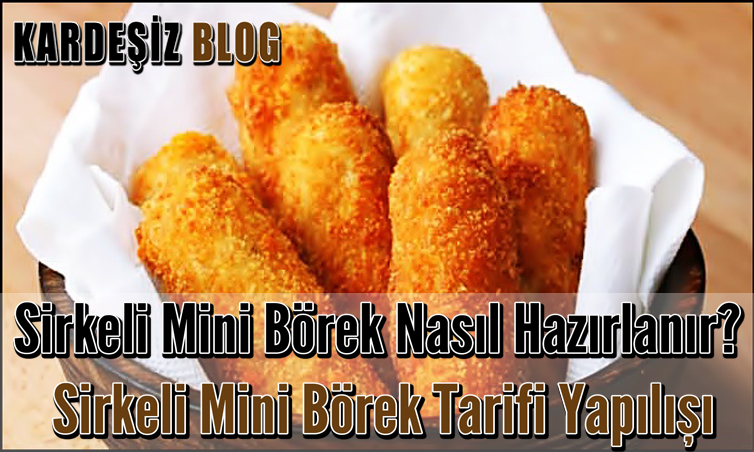 Sirkeli Mini Börek Nasıl Hazırlanır