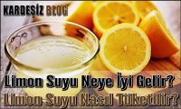 Limon Suyu Neye iyi gelir