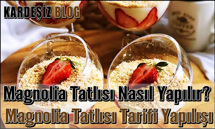 Magnolia Tatlısı Nasıl Yapılır