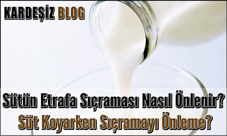 Sütün Etrafa Sıçraması Nasıl Önlenir