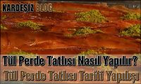 Tül Perde Tatlısı Nasıl Yapılır