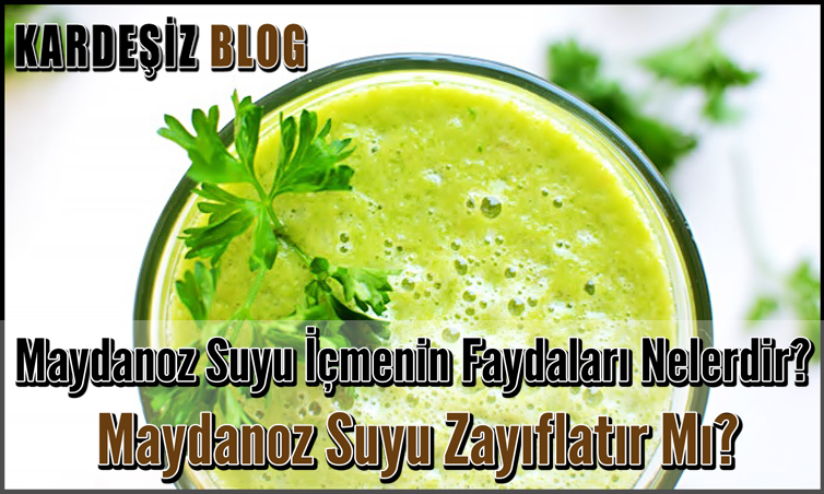 Maydanoz Suyu içmenin Faydaları Nelerdir