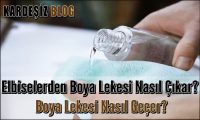 Elbiselerden Boya Lekesi Nasıl Çıkar