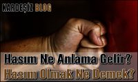 Hasım Ne Anlama Gelir