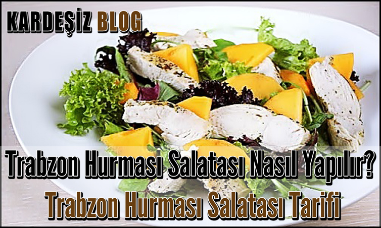 Trabzon Hurması Salatası Nasıl Yapılır