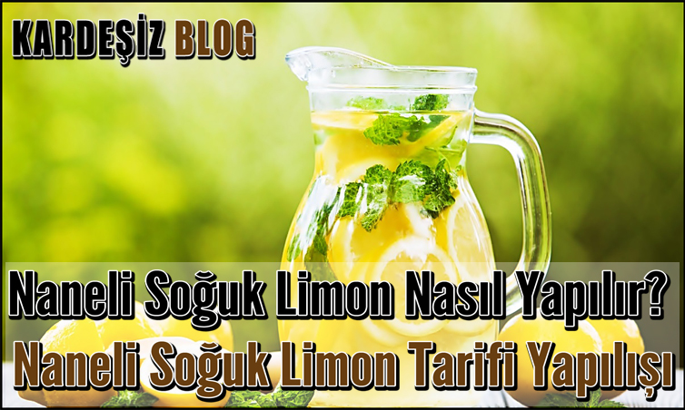 Naneli Soğuk Limon Nasıl Yapılır