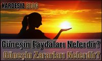 Güneşin Faydaları Nelerdir