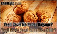 Yeşil Ceviz Ne Kadar Dayanır