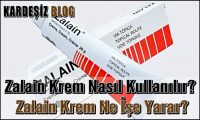 Zalain Krem Nasıl Kullanılır