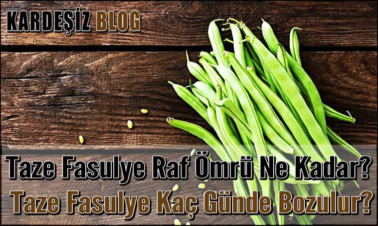 Taze Fasulye Raf Ömrü Ne Kadar