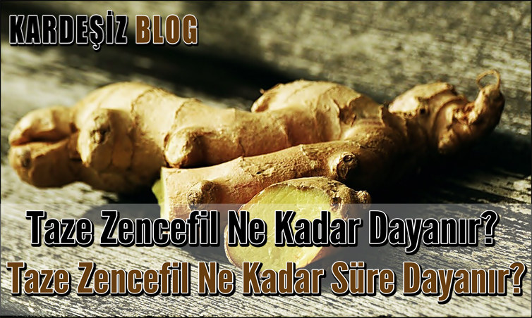 Taze Zencefil Ne Kadar Dayanır