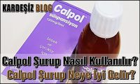 Calpol Şurup Nasıl Kullanılır